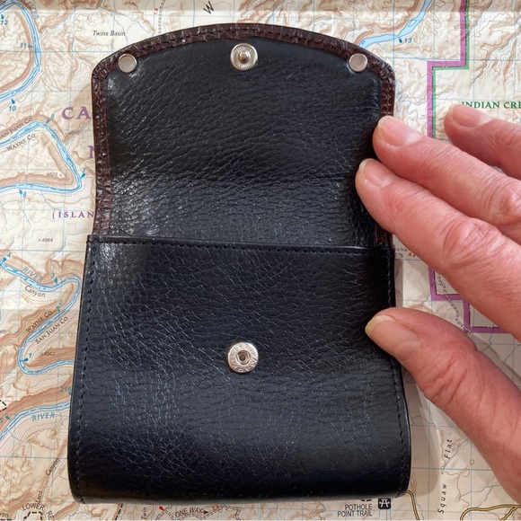 Brighton Classic Leather Mini Belt Pouch in Black - Picture 3 of 4